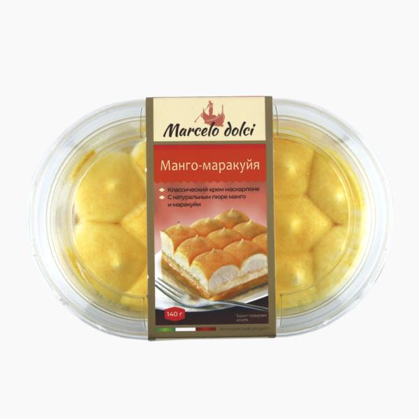 Пирожное МАРСЕЛО ДОЛЬЧИ Манго-маракуйя 140 г